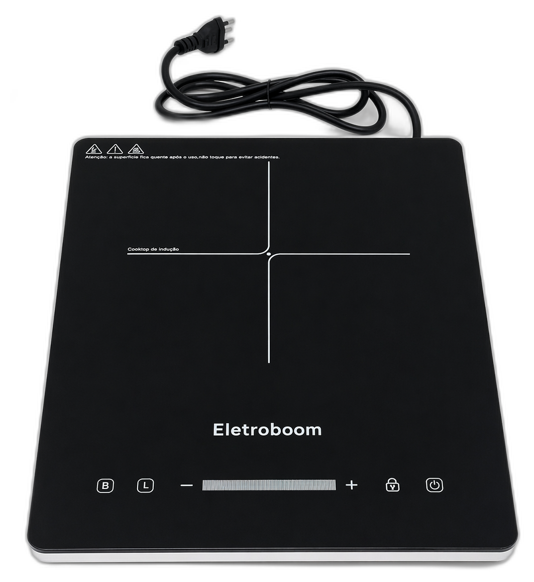 Cooktop Indução 1 Boca 2000W Eletroboom