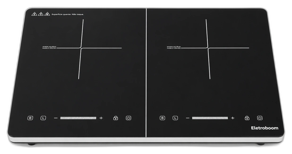 Cooktop Indução 2 Bocas 3500W Eletroboom