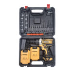 Parafusadeira Furadeira 24v 2 Baterias Recarregável 60hz Amarelo 50/60 Hz - Imagem 8
