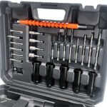 Kit Chave Impacto Parafusadeira 48v Portátil Recarregável Amarelo 50/60 - Imagem 7