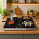 COOKTOP INDUCAO DIGITAL 7000W 220V 4 BOCAS 1500W + 2000W + 1500W + 2000W - Imagem 2