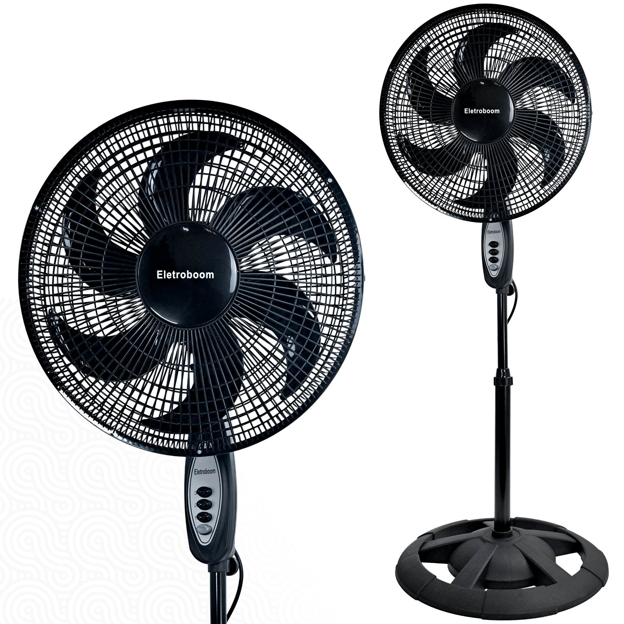 1_1 Foto de Capa VENTILADOR TURBO COLUNA 45CM 90W 6 PÁS ELETROBOOM - 127V - Imagem 1