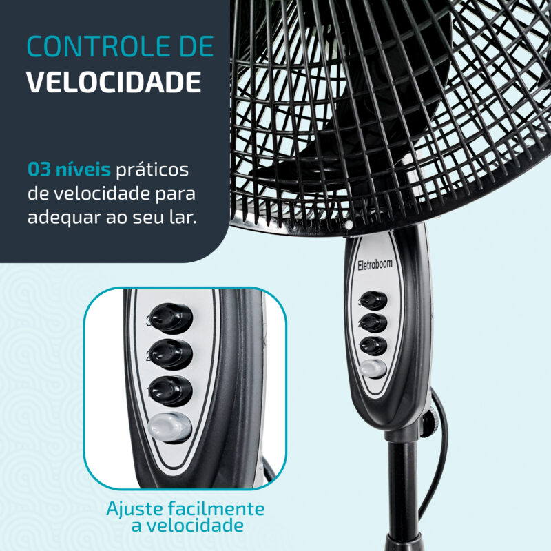 Controle de velocidade com 3 níveis