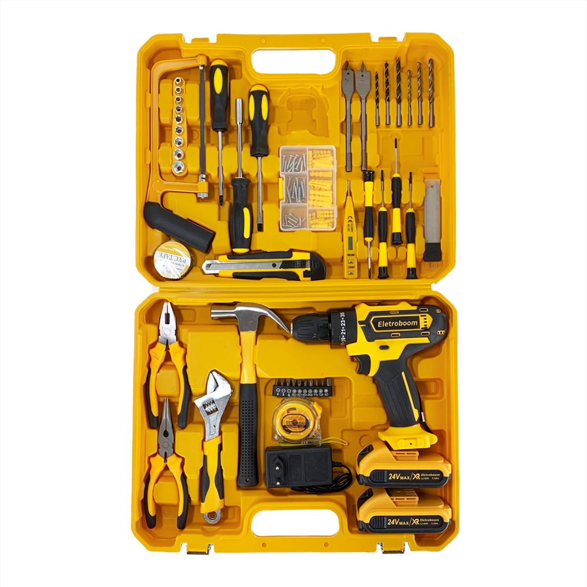 EL1003-15 MALA KIT FERRAMENTAS INTERCAMBIÁVEIS 24V MULTIACESSÓRIOS - Imagem 1